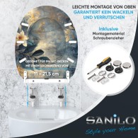 WC-Sitz mit Absenkautomatik und Schnellverschluss Lilybud - Premium Toilettendeckel direkt vom Hersteller