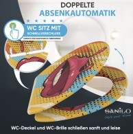 WC-Sitz mit Absenkautomatik und Schnellverschluss Lipster - Premium Toilettendeckel direkt vom Hersteller