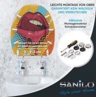 WC-Sitz mit Absenkautomatik und Schnellverschluss Lipster - Premium Toilettendeckel direkt vom Hersteller