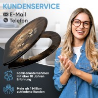 WC-Sitz mit Absenkautomatik und Schnellverschluss Löwe - Premium Toilettendeckel direkt vom Hersteller