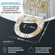 WC-Sitz mit Absenkautomatik und Schnellverschluss Lumora - Premium Toilettendeckel direkt vom Hersteller
