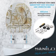 WC-Sitz mit Absenkautomatik und Schnellverschluss Lumora - Premium Toilettendeckel direkt vom Hersteller