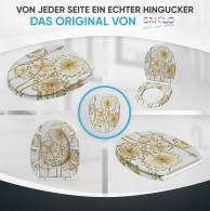WC-Sitz mit Absenkautomatik und Schnellverschluss Lumora - Premium Toilettendeckel direkt vom Hersteller