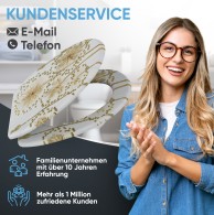 WC-Sitz mit Absenkautomatik und Schnellverschluss Lumora - Premium Toilettendeckel direkt vom Hersteller