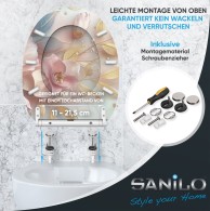 WC-Sitz mit Absenkautomatik und Schnellverschluss Florentia - Premium Toilettendeckel direkt vom Hersteller