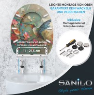 WC-Sitz mit Absenkautomatik und Schnellverschluss Petalo - Premium Toilettendeckel direkt vom Hersteller