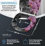 WC-Sitz mit Absenkautomatik und Schnellverschluss Madeira - Premium Toilettendeckel direkt vom Hersteller