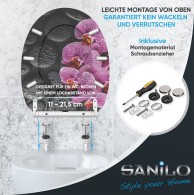 WC-Sitz mit Absenkautomatik und Schnellverschluss Madeira - Premium Toilettendeckel direkt vom Hersteller