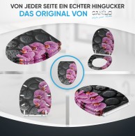 WC-Sitz mit Absenkautomatik und Schnellverschluss Madeira - Premium Toilettendeckel direkt vom Hersteller