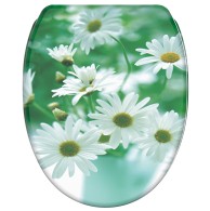 Soft Close Toilet Seat Daisies