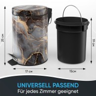 Kosmetikeimer Marmor Abstrakt 3 Liter