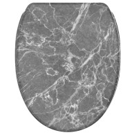 3-teiliges Badezimmer Set Marmor Grau