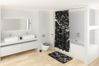 WC-Sitz mit Absenkautomatik Marmor Schwarz - Premium Toilettendeckel direkt vom Hersteller