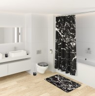 Badezimmer Set Marmor Schwarz