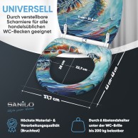 WC-Sitz mit Absenkautomatik und Schnellverschluss Maruva - Premium Toilettendeckel direkt vom Hersteller