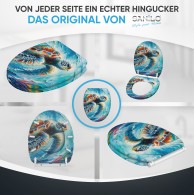 WC-Sitz mit Absenkautomatik und Schnellverschluss Maruva - Premium Toilettendeckel direkt vom Hersteller