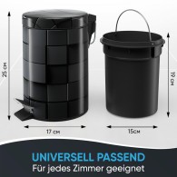 Kosmetikeimer Cube 3 Liter