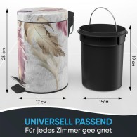 Kosmetikeimer Federn 3 Liter