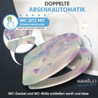 WC-Sitz mit Absenkautomatik und Schnellverschluss Meadow - Premium Toilettendeckel direkt vom Hersteller
