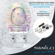 WC-Sitz mit Absenkautomatik und Schnellverschluss Meadow - Premium Toilettendeckel direkt vom Hersteller