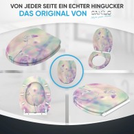 WC-Sitz mit Absenkautomatik und Schnellverschluss Meadow - Premium Toilettendeckel direkt vom Hersteller