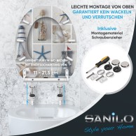WC-Sitz mit Absenkautomatik und Schnellverschluss Meeresbrise - Premium Toilettendeckel direkt vom Hersteller