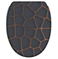 WC-Sitz mit Absenkautomatik und Schnellverschluss Mesh - Premium Toilettendeckel direkt vom Hersteller