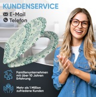 WC-Sitz mit Absenkautomatik und Schnellverschluss Mosaic World Green - Premium Toilettendeckel direkt vom Hersteller