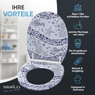 Soft Close Toilet Seat Mosaic World