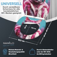 WC-Sitz mit Absenkautomatik und Schnellverschluss Neon Cat - Premium Toilettendeckel direkt vom Hersteller