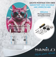 WC-Sitz mit Absenkautomatik und Schnellverschluss Neon Cat - Premium Toilettendeckel direkt vom Hersteller