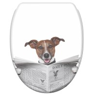 WC-Sitz mit Absenkautomatik und Schnellverschluss Newspaper - Premium Toilettendeckel direkt vom Hersteller