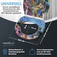 WC-Sitz mit Absenkautomatik und Schnellverschluss Ocean - Premium Toilettendeckel direkt vom Hersteller