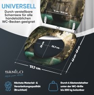 WC-Sitz mit Absenkautomatik und Schnellverschluss Odyssey - Premium Toilettendeckel direkt vom Hersteller