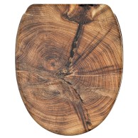 WC-Sitz mit Absenkautomatik und Schnellverschluss Old Tree - Premium Toilettendeckel direkt vom Hersteller