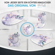 WC-Sitz mit Absenkautomatik und Schnellverschluss Orchidee - Premium Toilettendeckel direkt vom Hersteller