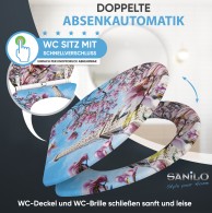 WC-Sitz mit Absenkautomatik und Schnellverschluss Paris - Premium Toilettendeckel direkt vom Hersteller