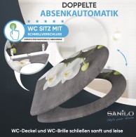 WC-Sitz mit Absenkautomatik und Schnellverschluss Pretty - Premium Toilettendeckel direkt vom Hersteller