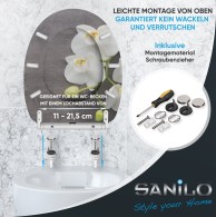 WC-Sitz mit Absenkautomatik und Schnellverschluss Pretty - Premium Toilettendeckel direkt vom Hersteller