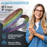 WC-Sitz mit Absenkautomatik und Schnellverschluss Rainbow - Premium Toilettendeckel direkt vom Hersteller
