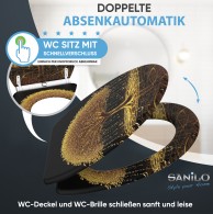 WC-Sitz mit Absenkautomatik und Schnellverschluss Royal - Premium Toilettendeckel direkt vom Hersteller