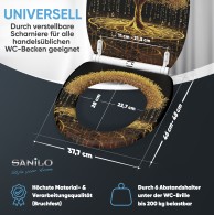 WC-Sitz mit Absenkautomatik und Schnellverschluss Royal - Premium Toilettendeckel direkt vom Hersteller