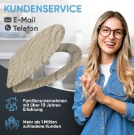 WC-Sitz mit Absenkautomatik und Schnellverschluss Sand Stone - Premium Toilettendeckel direkt vom Hersteller