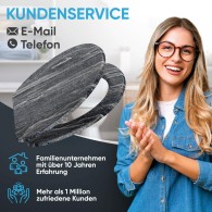WC-Sitz mit Absenkautomatik und Schnellverschluss Schiefer - Premium Toilettendeckel direkt vom Hersteller