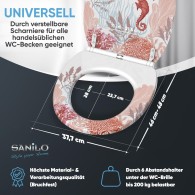 WC-Sitz mit Absenkautomatik und Schnellverschluss Sea Horse - Premium Toilettendeckel direkt vom Hersteller