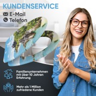 WC-Sitz mit Absenkautomatik und Schnellverschluss Seychellen - Premium Toilettendeckel direkt vom Hersteller