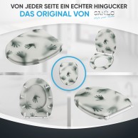 WC-Sitz mit Absenkautomatik und Schnellverschluss Shadow Hands - Premium Toilettendeckel direkt vom Hersteller