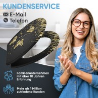 WC-Sitz mit Absenkautomatik und Schnellverschluss Silhouette - Premium Toilettendeckel direkt vom Hersteller