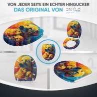WC-Sitz mit Absenkautomatik und Schnellverschluss Snuggle - Premium Toilettendeckel direkt vom Hersteller