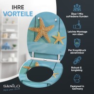 Soft Close Toilet Seat Starfish